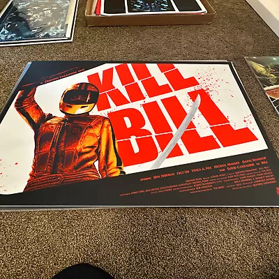 NYCC 2022 Kill Bill Marko Manev Poster Screen Print 36x24 Mondo 1/1 Gray • $157.52