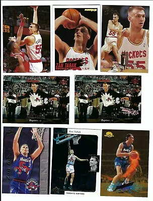 1994-95 Fleer Ultra Zan Tabak RC Houston Rockets Toronto Raptors Lot Poland • $5.95