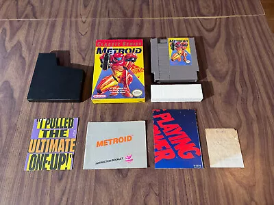 Metroid (Nintendo NES) -- Complete In Box -- Yellow Classic Series • $149.95