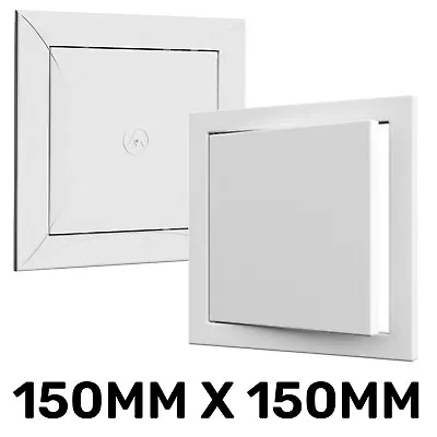 Access Panel 150mm X 150mm Inspection Hatch Cover Square Door Service Point • £8.79