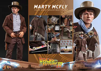 Dhl Express Hot Toys 1/6 Back To The Future Part Iii Mms616 Marty Mcfly Figure • $394.24