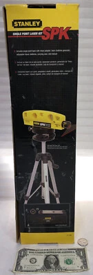 $39.88 • Buy Stanley Single Point Red Laser Bubble Level Kit SPK 77-186 Tripod