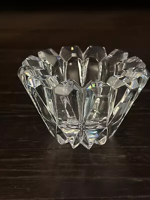 Mikasa Slovenia Clear Crystal 3” X 3” Small Bowl / Candle Holder Heavy • $25.99