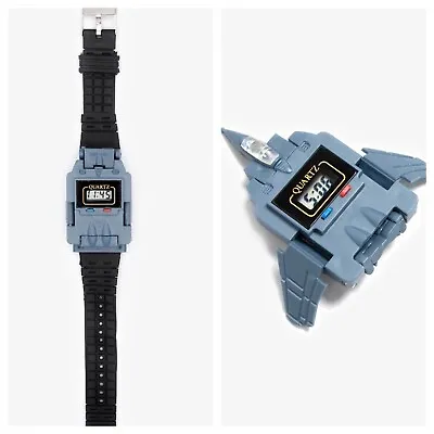 NEW  Military Aircraft Fighter Jet Watch Transforming Gray Color • $65