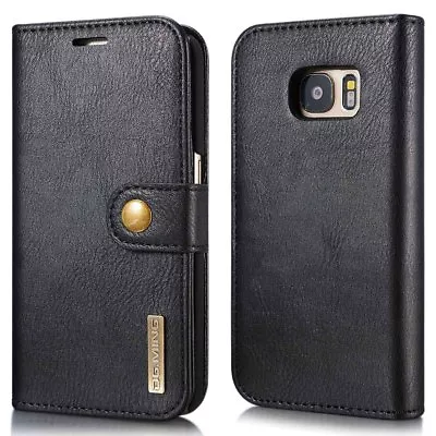 For Samsung Galaxy S7 / S7 EDGE Leather Flip Wallet Case Cover Stand Shockproof • $23.74