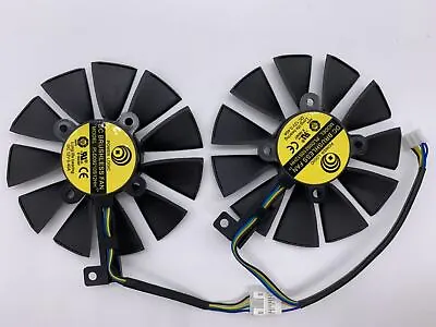 $23.30 • Buy 2PCS Graphic Card Cooling Fan For ASUS DUAL GeForce GTX1060-O6G PLD09210S12HH