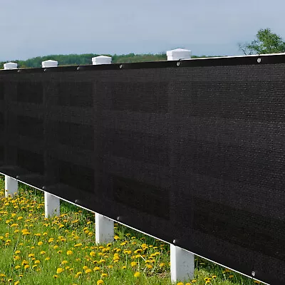 50' Privacy Screen Fence Heavy Duty Fencing Mesh Shade Net Cover Yard Windscreen • $44.17