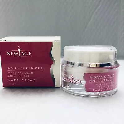 New Age Advanced Anti-Wrinkle Face Cream Matrixyl 3000 Shea Butter Sealed Jar • $18