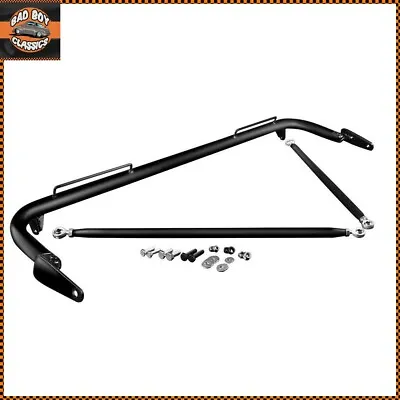 49  Racing Safety Seat Belt Chassis Roll Harness Bar Rod Black 3 4 5 Point • £129.95