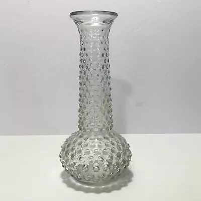 E O Brody Clear Hobnail Glass Bud Vase  7.5  M2900 C945 USA • $12.50