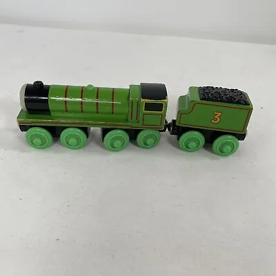 Thomas The Train & Friends Wooden Magnetic Railway Henry Engine & Coal Car • $24.99