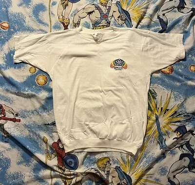 Vtg Walt Disney World Epcot Center Vintage Shirt Adult XL 1982 Buttons RARE EUC • $35