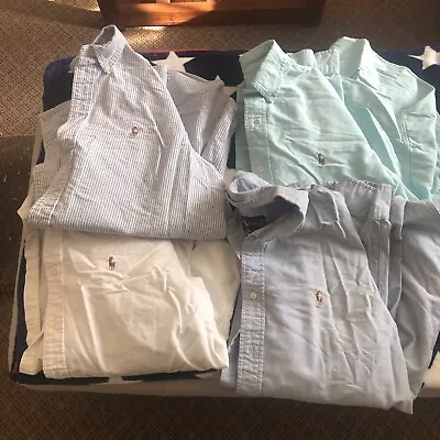 Polo Ralph Lauren Dress Shirt Lot Of 4 Two Large And Two X-Large • $13.99