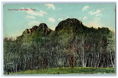1909 Trees View West Peak Meriden Connecticut CT Antique Posted Postcard • $14.98
