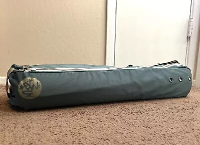 Manduka Go Steady 2.0 Yoga Mat Bag Fits 2 X 26  Mats Nylon Green • $33