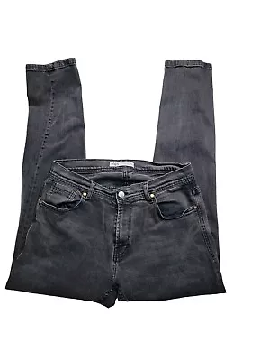 Zara Men Acid Wash Black Skinny Jeans Size 34 • $20