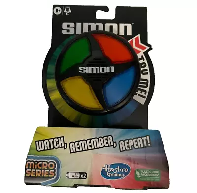 Simon Micro Series 3.5” Mini Electronic Handheld Classic Game Hasbro New • $13.49