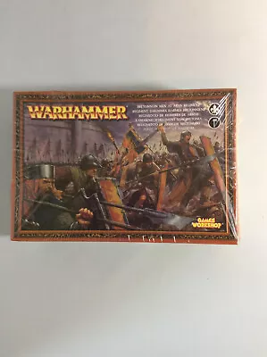 Warhammer BRETONNIAN MEN AT ARMS - New In Shrink Wrap - Games Workshop -2007 • $34