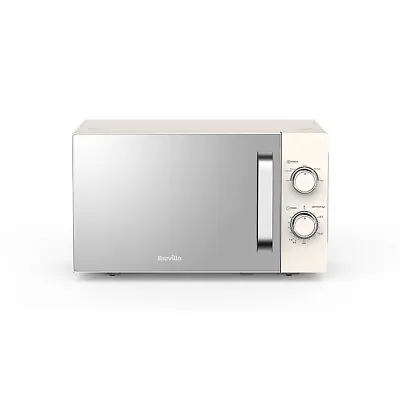 Breville MM820C2MT(C)-PF Manual Microwave Oven 17L 6 Power Levels 800W Cream • £54.99