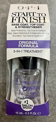 OPI Original Start To Finish Base Coat Top Coat Nail Strengthener .5 Oz New • $10.49