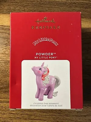 2021 Hallmark Hasbro My Little Pony POWDER Keepsake Christmas Ornament 3.02  • $14.50