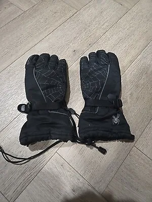 Spyder Mens Black Ski-snowboarding Gloves Size M • $20.70