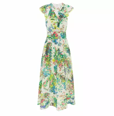 $250 • Buy Alice McCall Midi Dress  Size 4  Living For You New With Tags Green &Yellow BOHO