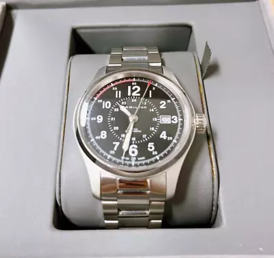 Hamilton Khaki Field Automatic H703050 40mm Men's Watch From JP • £334.16
