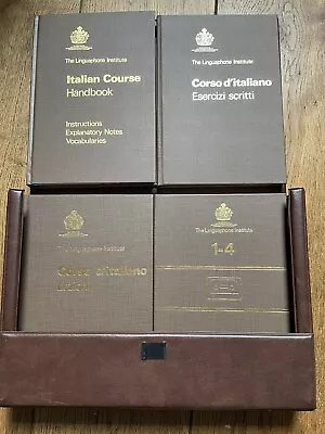 Linguaphone Italian Language Course 4 X Cassettes 1986 • £29.99