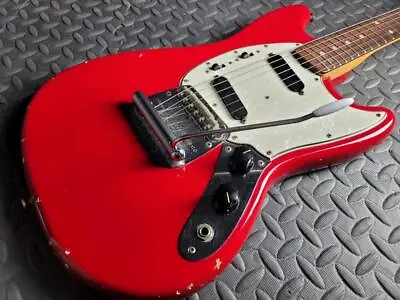 Super Clean Vintage 1964-1965 Transitional Red Fender Mustang 100% Original Ohsc • $4599.99