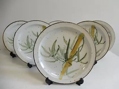 Midwinter Stonehenge By Wedgewood Rangoon Bamboo Dinner Plates X 6 • £21