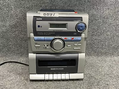 Sanyo CWM-470 Portable Boombox Stereo CD/Cassette/ AM/FM Player • $48.02