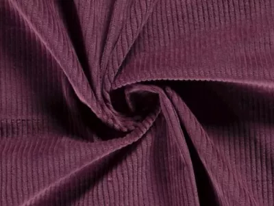 £16.99 • Buy Minerva 5 Wale Cotton Jumbo Cord Fabric Purple - Per Metre