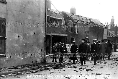 Qnn-93 German Zeppelin Air Raid Lowestoft Great Yarmouth Norfolk. Photo • £3.35