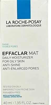 La Roche-Posay Effaclar Mat Daily Moisturizer For Oily Skin 40ml/1.35oz. 09-2025 • $17.99
