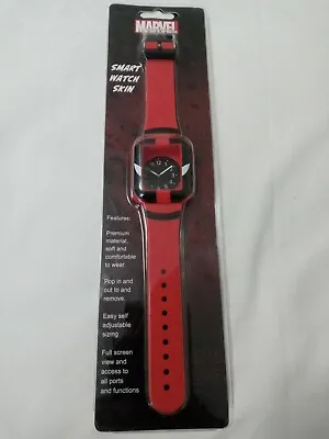 Marvel Deadpool Smart Watch Skin Compatible W/42mm Apple Classic Series 12 New • $16.76