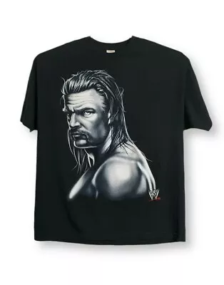 Triple H Rare Vintage ALSTYLE Wrestling T Shirt 90s 2000 WWE WWF HHH Black (2XL) • $154.88