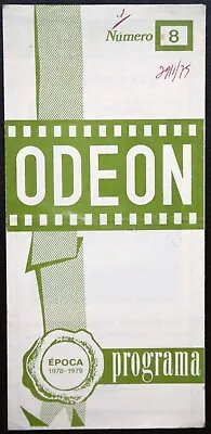 Odeon - Portuguese Movie Theater Program 1978/79 - The Flying Superboy • £6.27