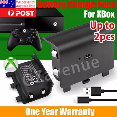 For Xbox One Style Battery Pack Controller Rechargeable Wireless USB 2400mAh 1/2 • $7.89