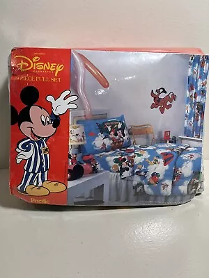 Vtg  Sealed Walt Disney Characters  Fancy Flyers  Double Sheet Set  NIP • $49