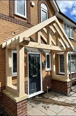 Bespoke Solid Green Oak Porch • £3800