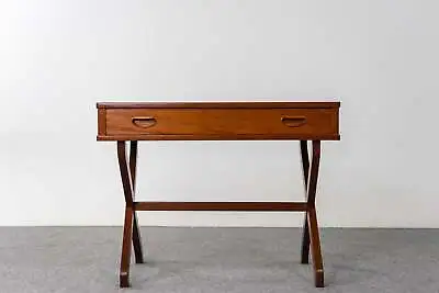Mid-Century Teak Sewing/Side Table - (322-024) • $995