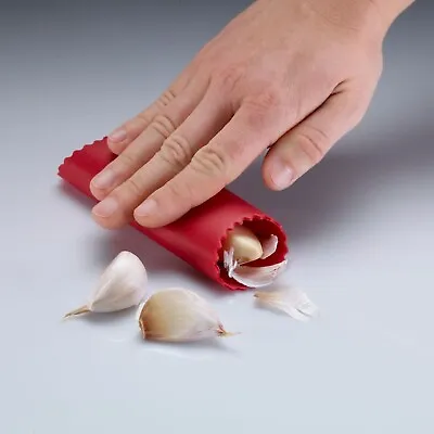 Silicone Garlic Peeler Tube For Easy Peeling Rubber Kitchen Gadgets Skin Peel • £2.49