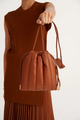 $149 • Buy OROTON QUILTED LEATHER CROSSBODY BAG In Light Spice RRP$299