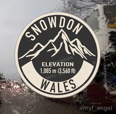 £2.99 • Buy 2pcs SNOWDON WALES Vinyl Sticker Decal Souvenir #A9110