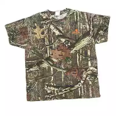 Realtree Mossy Oak T-Shirt Tee Camo Short Sleeve Size L • $15