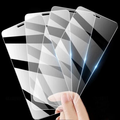 $5.71 • Buy 1~5PACK Tempered Glass Screen Film For IPhone 14 13 Pro Max 12 Mini 11 XS/X XR
