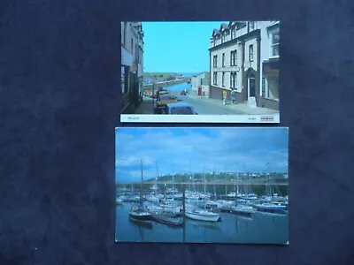 2 Postcards Of Maryport Golden Lion Hotel Yacht Marina Solway Sailing Centre • £2.99