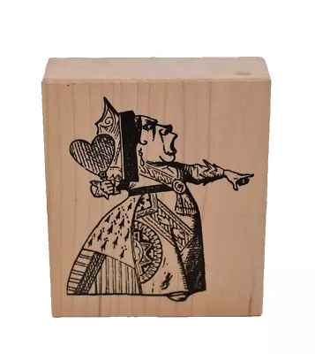 Her Majesty Rubber Stamp 1522-G Queen Of Hearts From Alice In Wonderland • $10.87