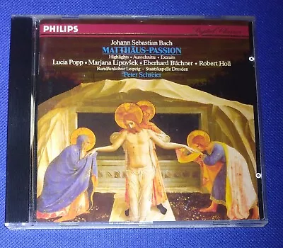 Peter Schreier  Bach St. Matthew Passion Highlights CD • $4.77